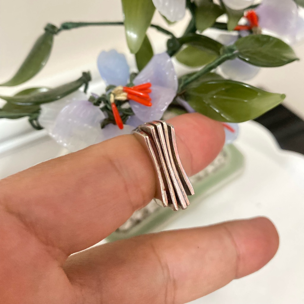 Handmade Solid Silver Statement Ring